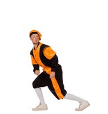 Pieten kostuum Diego zwart/oranje