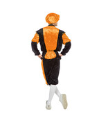 Pieten kostuum Diego zwart/oranje