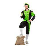 Pieten kostuum Diego zwart/groen