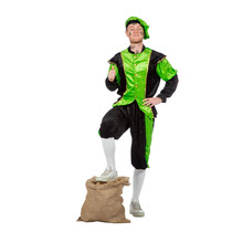 Pieten kostuum Diego zwart/groen