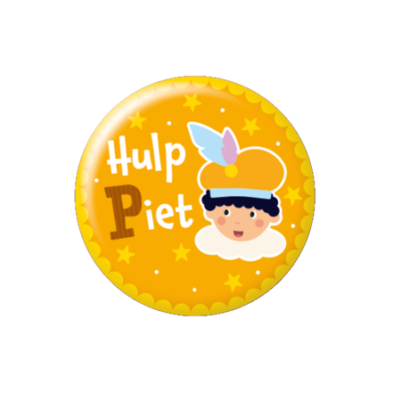 Button klein Hulp Piet Cartoon Vigo
