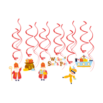 Hangdecoratie Swirls Welkom Sint & Piet Vigo (12st)
