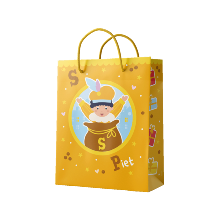 Cadeautas XL Sint & Piet Cartoon Vigo