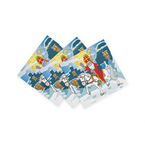 Servetten Sinterklaas & Ozosnel Cartoon (20st)