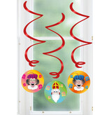Swirl Decoratie Welkom Sint en Piet (3st)