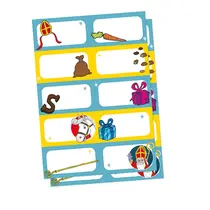Sinterklaas Naamstickers 20 stickers (2 vel)