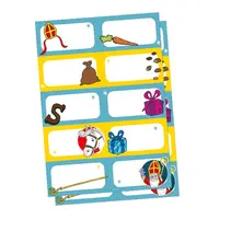Sinterklaas Naamstickers 20 stickers (2 vel)