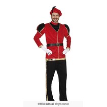 Hoofdpiet Kostuum Rood/Zwart