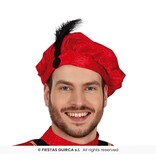 Hoofdpiet Kostuum Rood/Zwart