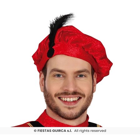 Hoofdpiet Kostuum Rood/Zwart