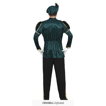 Hoofdpiet Kostuum Groen/Zwart