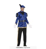 Hoofdpiet Kostuum Blauw/Zwart