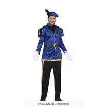 Hoofdpiet Kostuum Blauw/Zwart
