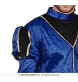 Hoofdpiet Kostuum Blauw/Zwart