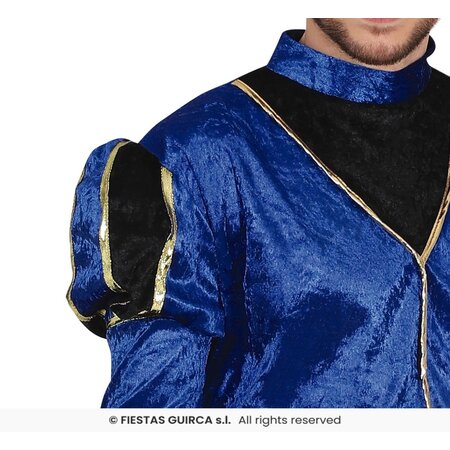 Hoofdpiet Kostuum Blauw/Zwart