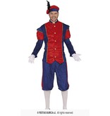 Hoofdpiet Kostuum Blauw/Rood