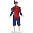 Hoofdpiet Kostuum Blauw/Rood