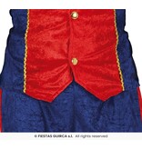 Hoofdpiet Kostuum Blauw/Rood