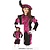 Piet Verkleedpak Kind Pink/Zwart Morena
