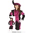Piet Verkleedpak Kind Pink/Zwart Morena