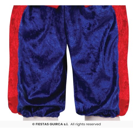 Piet Verkleedpak Kind Rood/Blauw Felipe