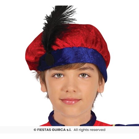 Piet Verkleedpak Kind Rood/Blauw Felipe