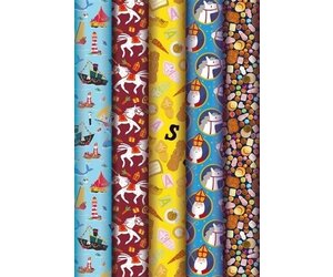 cadeaupapier strik-zuurstok 70x200cm - 2 stuks
