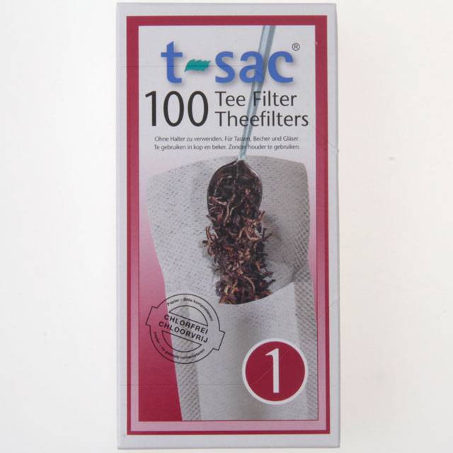 T-sac nr. 1 - 100 theefilters in een doosje