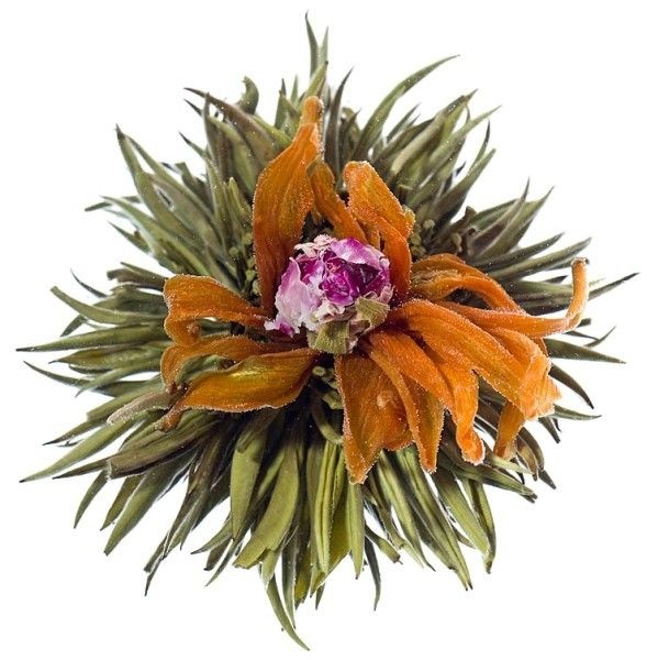 10 theebloemen Smooth Orange + bewaarzak - Copy