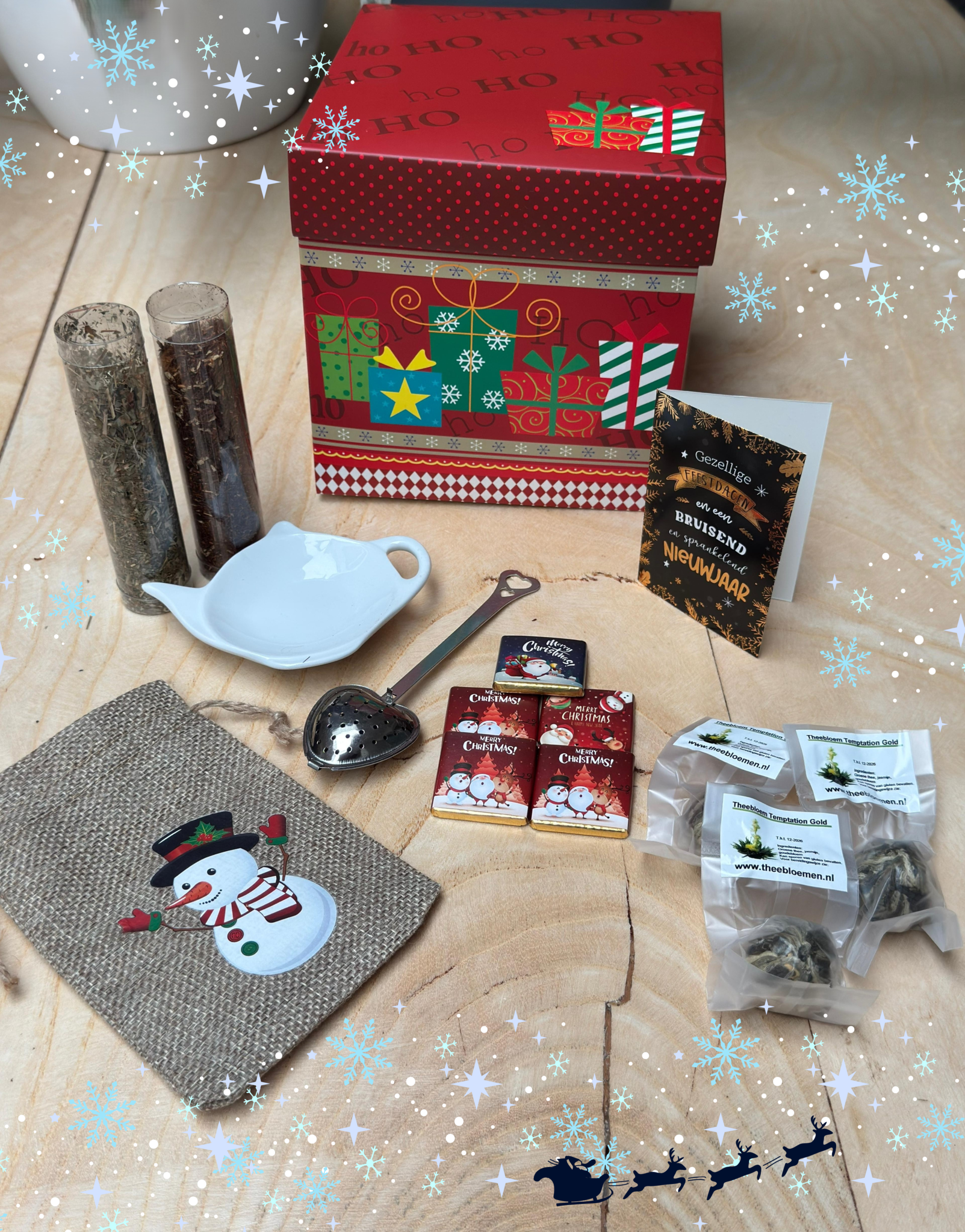 kerstcadeau in mooie kerstdoos