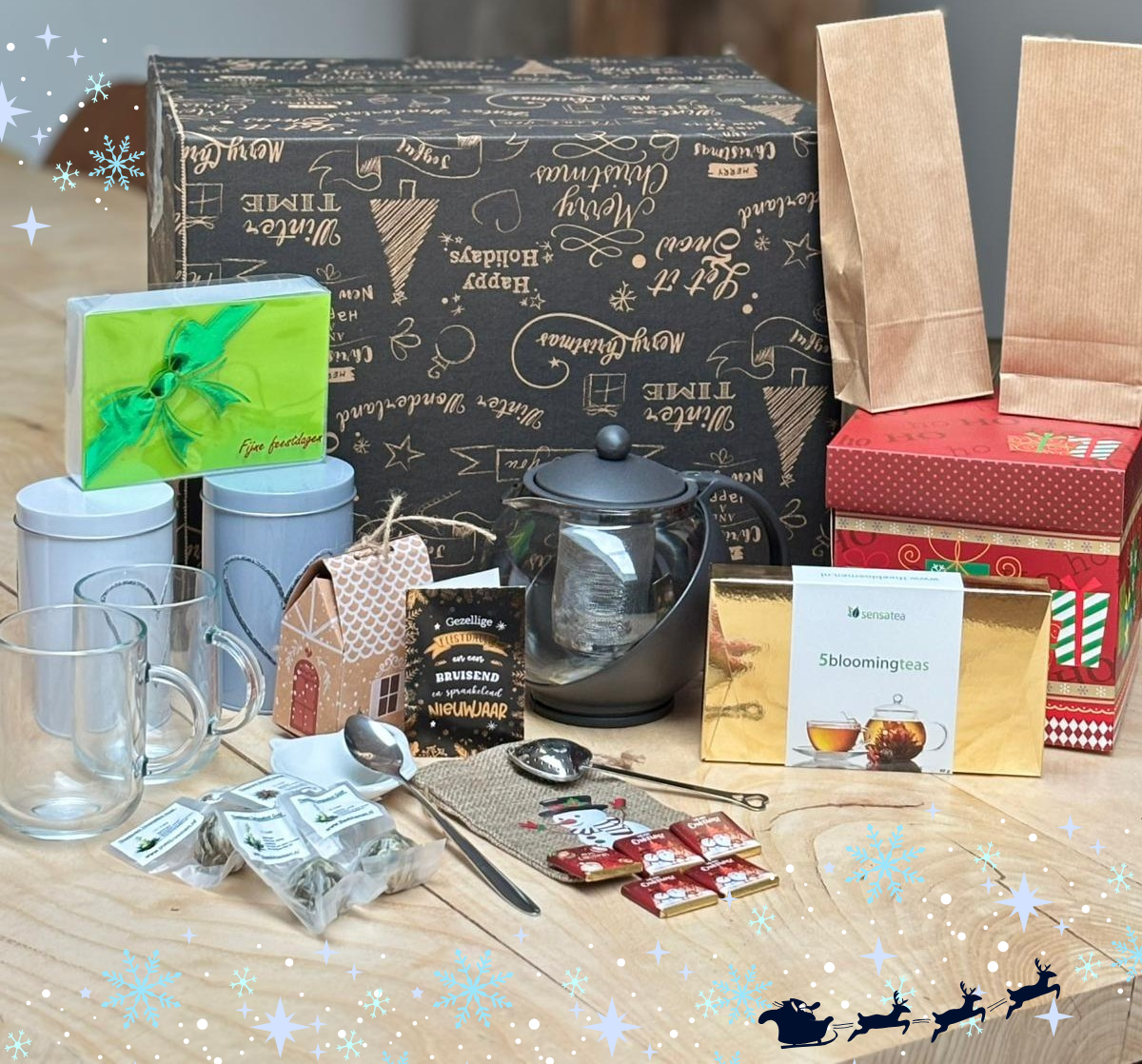 kerstcadeau in mooie kerstdoos