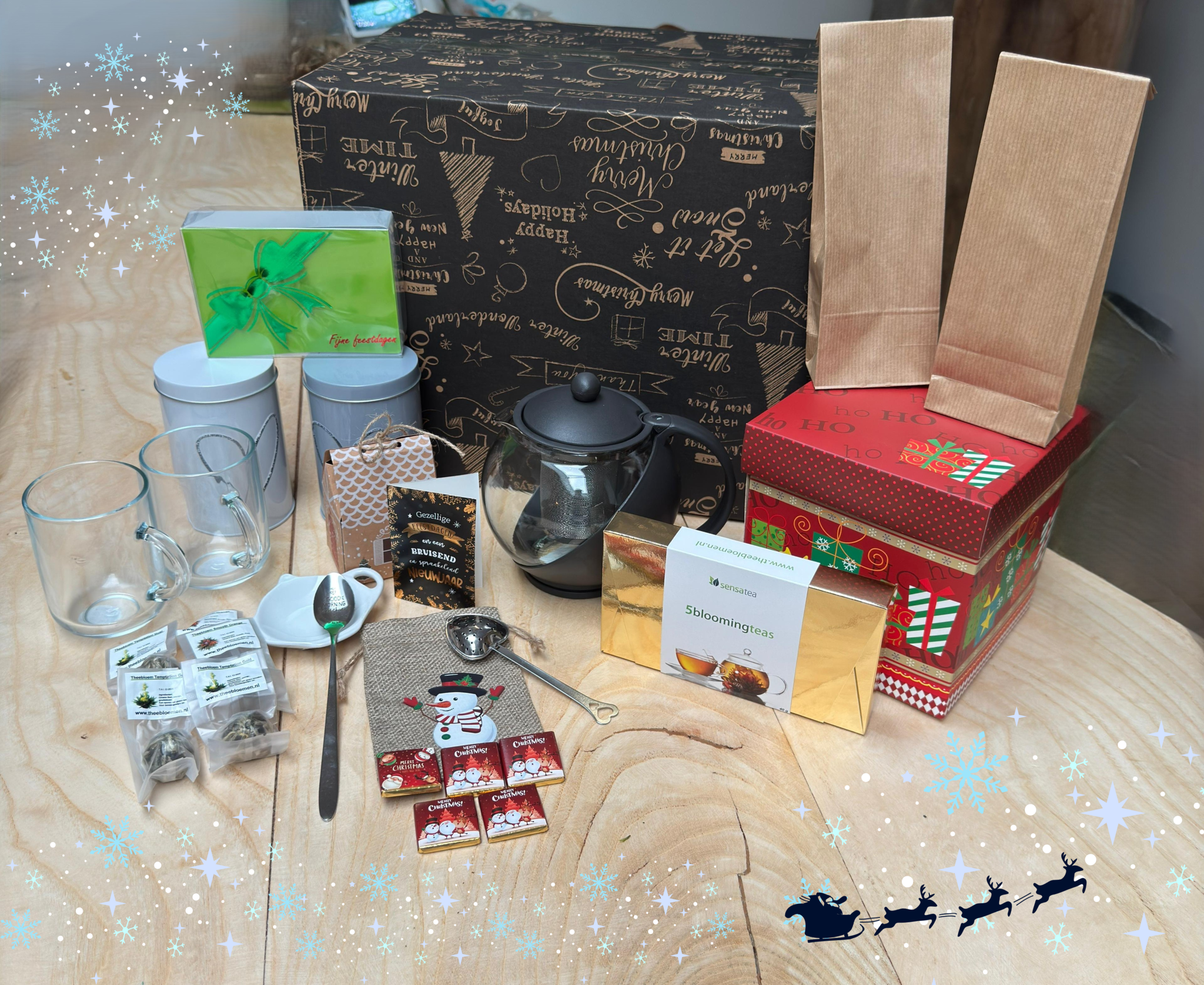 kerstcadeau in mooie kerstdoos