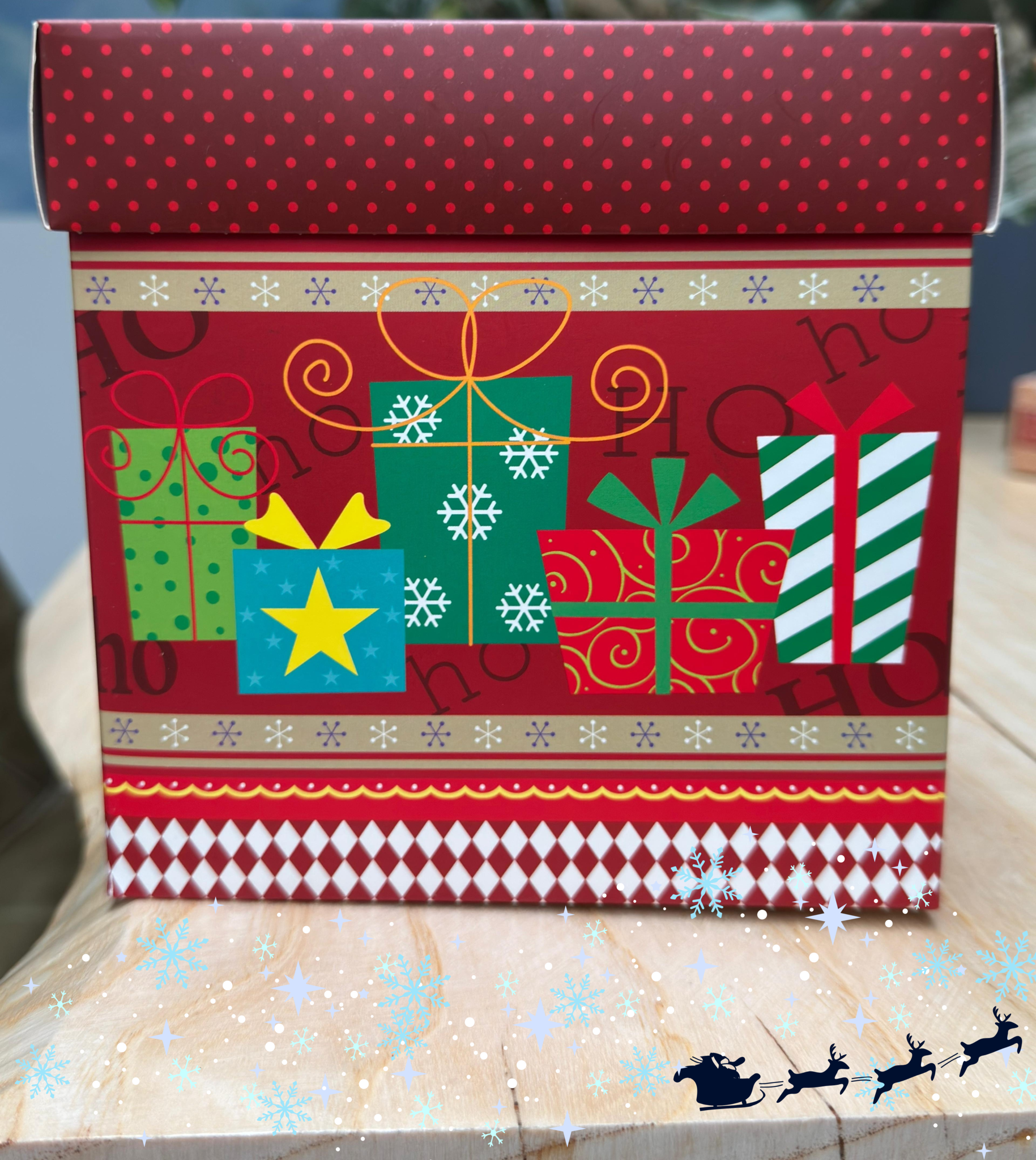 kerstcadeau in mooie kerstdoos