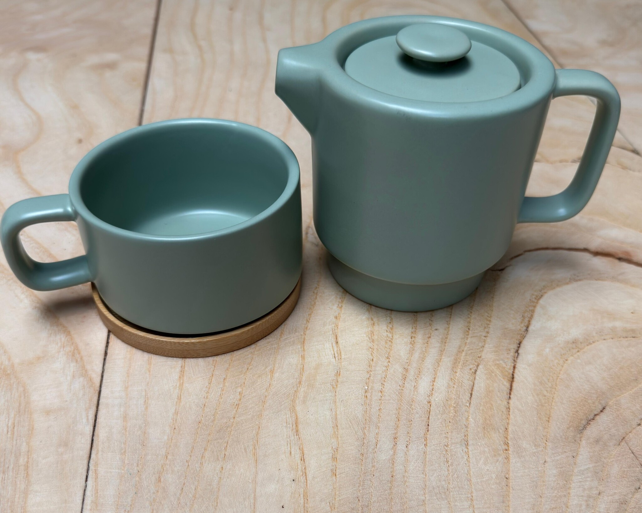 theepot mintgroen 40cl