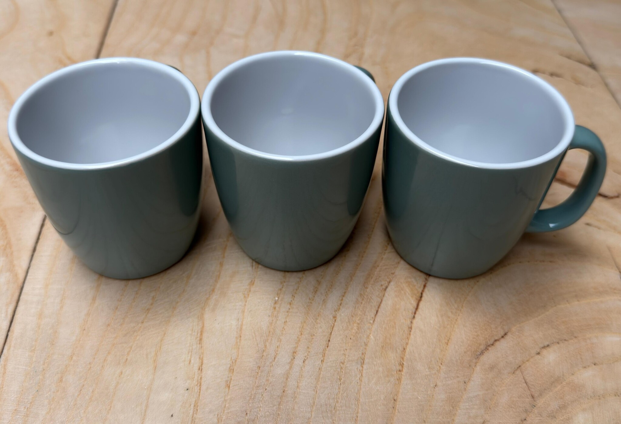 koffiekopjes mintgroen