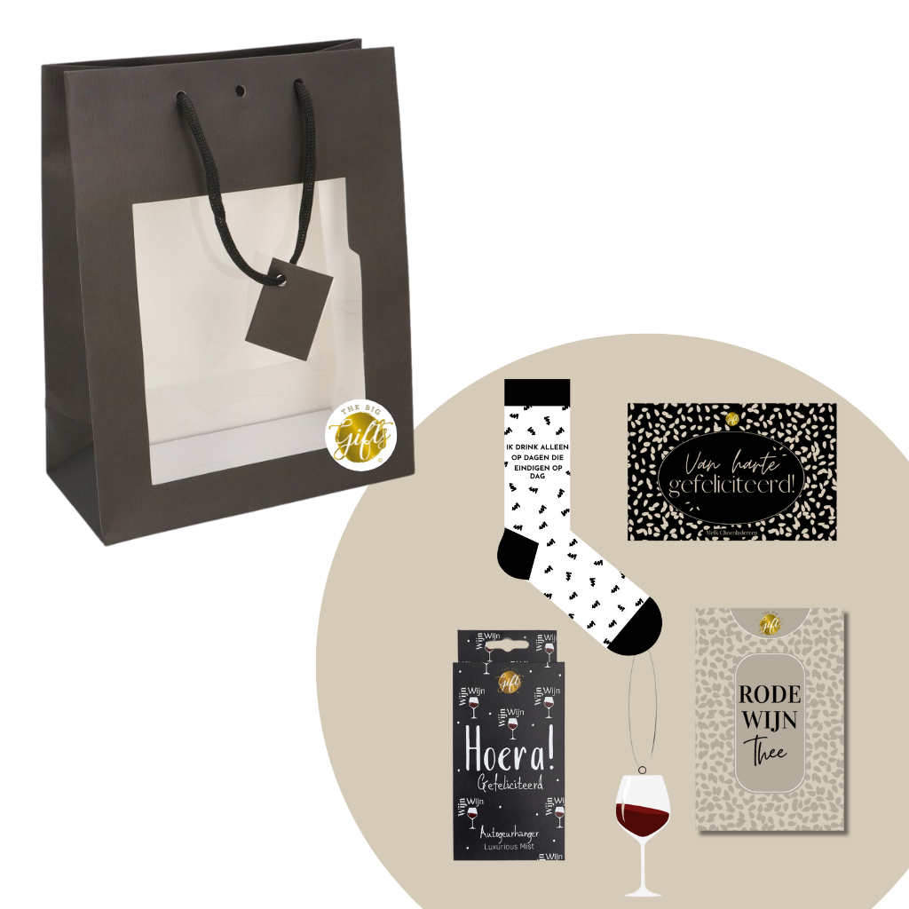 Cadeaupakket gefeliciteerd feest & verwennerij