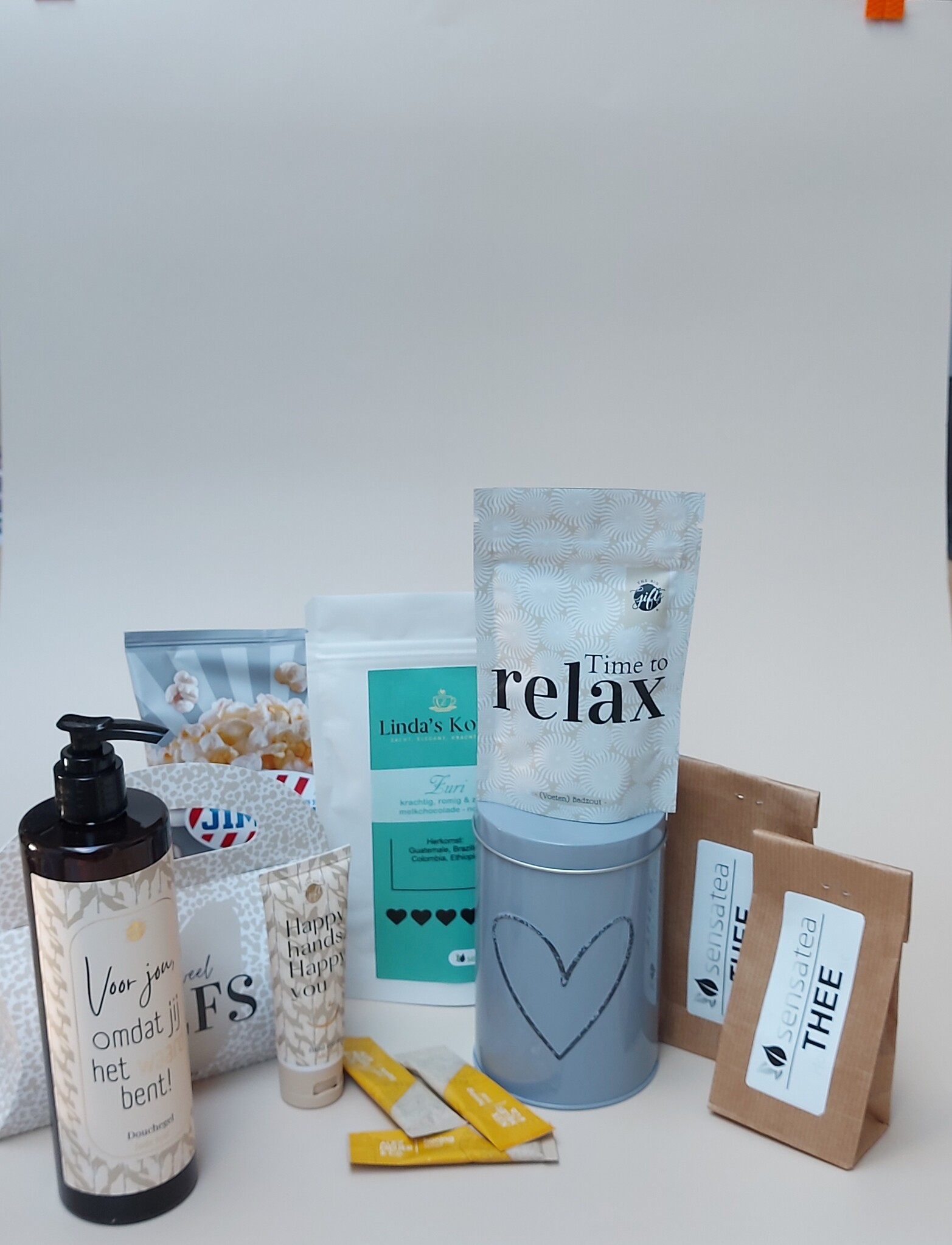 Sensatea koffie en theepakket de luxe