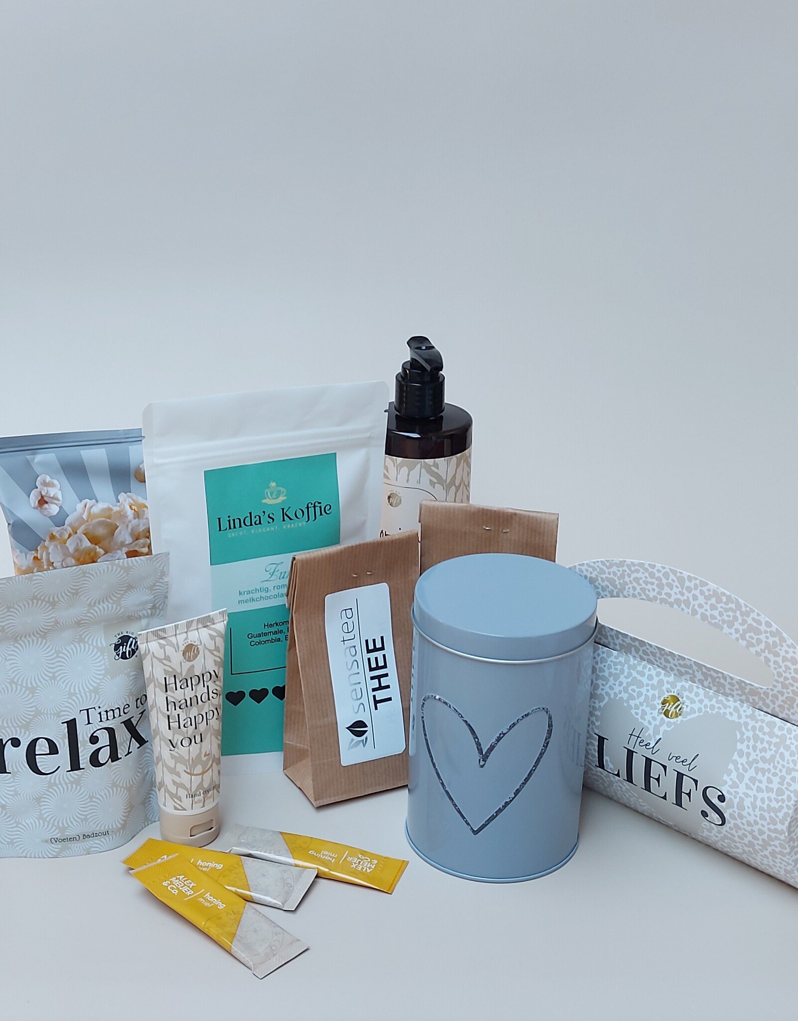 Sensatea koffie en theepakket de luxe