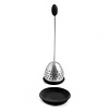 Karl Weis moderne Thee-infuser - RVS & Zwart Siliconen