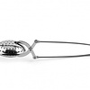 Karl Weis RVS Theetang/Theeknijper- Fijne Perforatie 15,7 cm