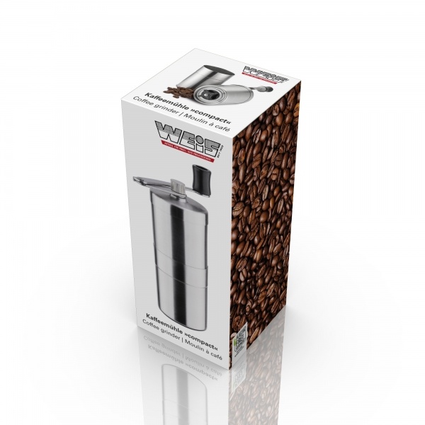 KARL WEIS COMPACTE KOFFIEMOLEN-HANDMATIG RVS