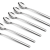 Puro Latte Macchiato Lepels-Luxe RVS Lange lepels- Set van 6- 18cm