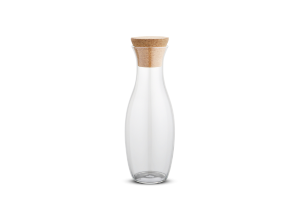 Karl Weis Glazen Karaf met Kurk - 1,3 Liter - Borosilicaatglas - Voor Water, Sap & Frisdrank