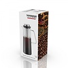 Karl Weis Glazen Karaf - 1 Liter - Met Diep RVS Theefilter & Fruitfilter - Borosilicaatglas