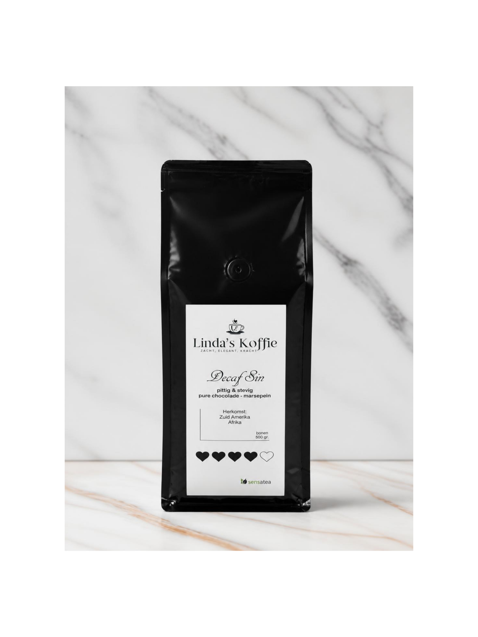 Linda's Koffie DECAF SIN - Cafeïnevrij (100% Arabica)