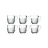 La Rochère Ouessant Glazen Koffiebekers - 27 cl - Ø 85mm - Set van 6 stuks