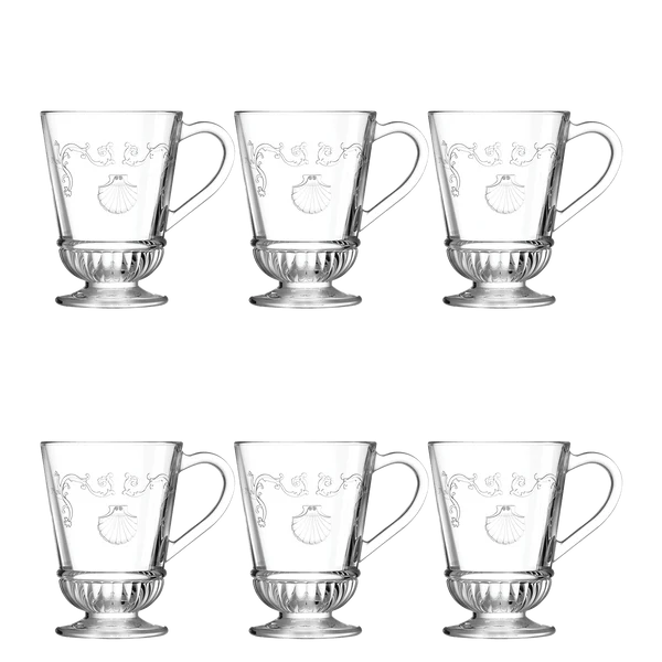 La Rochère Versailles Glazen Theemokken - 275 ml - Ø 85mm - Set van 6 stuks
