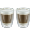 Karl Weis Luxe Dubbelwandige Glazen Geribbeld - 220ml (Set van 2) - Borosilicaatglas