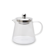 Karl Weis Premium gerilde glazen theepot met RVS filter - 0,8 Liter