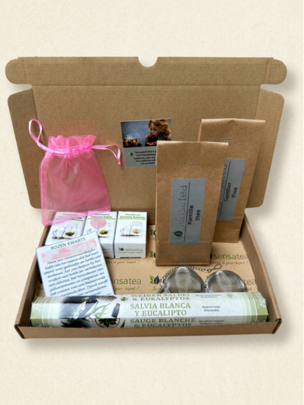 Theegeschenk Wellnes & Rozenkwarts